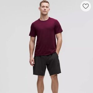 LuluLemon Men’s Pace Breaker Lined Black Shorts 9” Inseam Size Medium